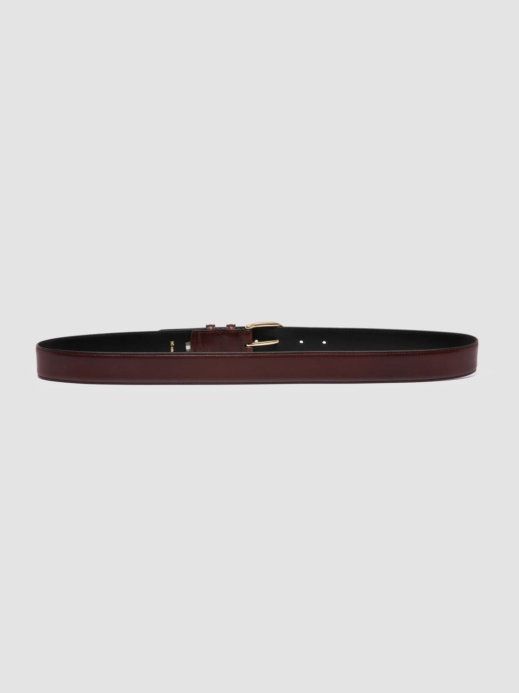 OC STRIP 105 - Brown Leather Belt - image 3,side view