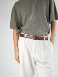 OC STRIP 04 - schwarzer Ledergürtel - thumb image 5,side view
