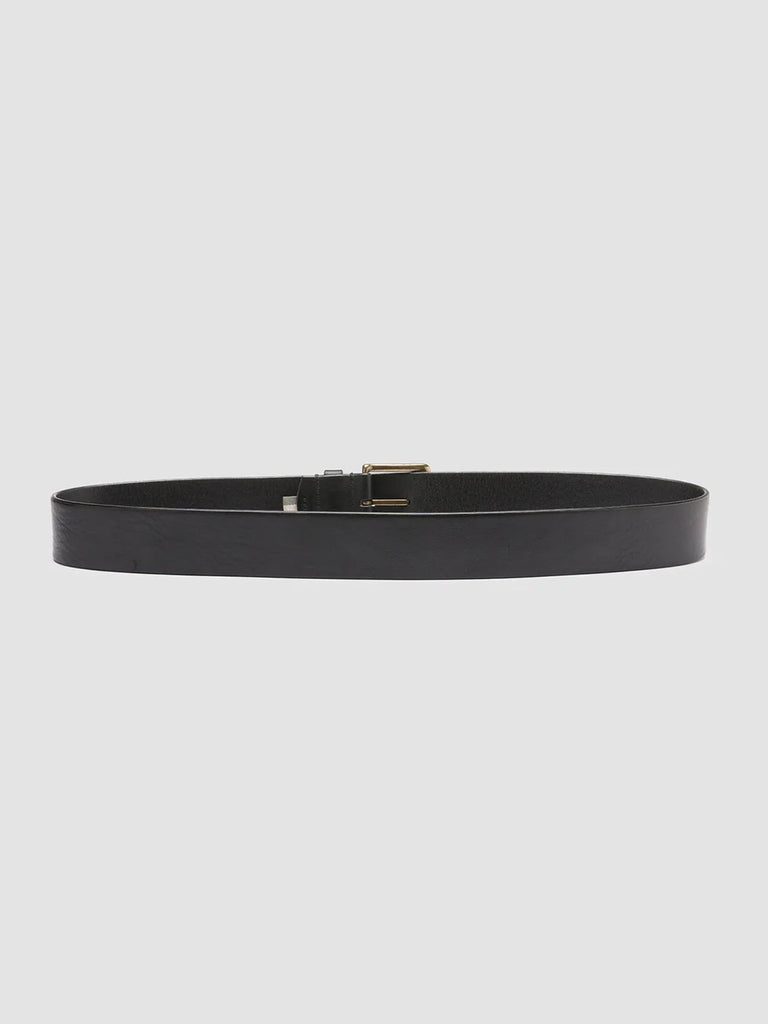 Mens Black Leather belt OC STRIP 22 Officine Creative - 3