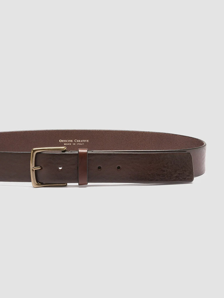 Men Brown Leather belt OC STRIP 22 Officine Creative - 4