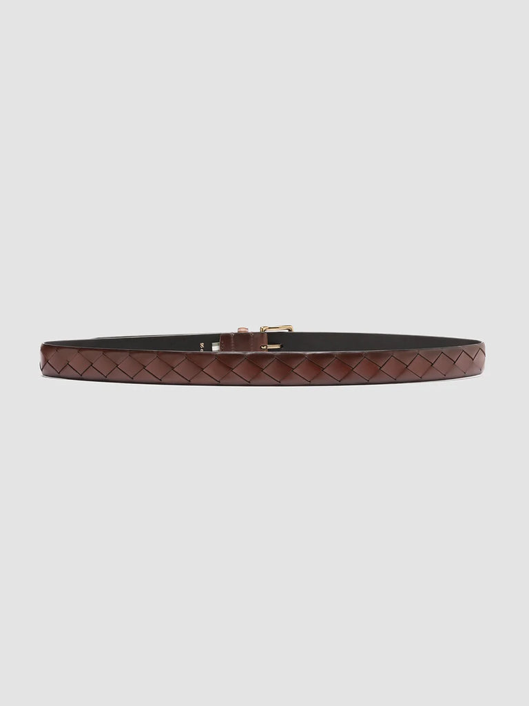 OC STRIP 29: Men's Brown Leather Belt Officine Creative - 3