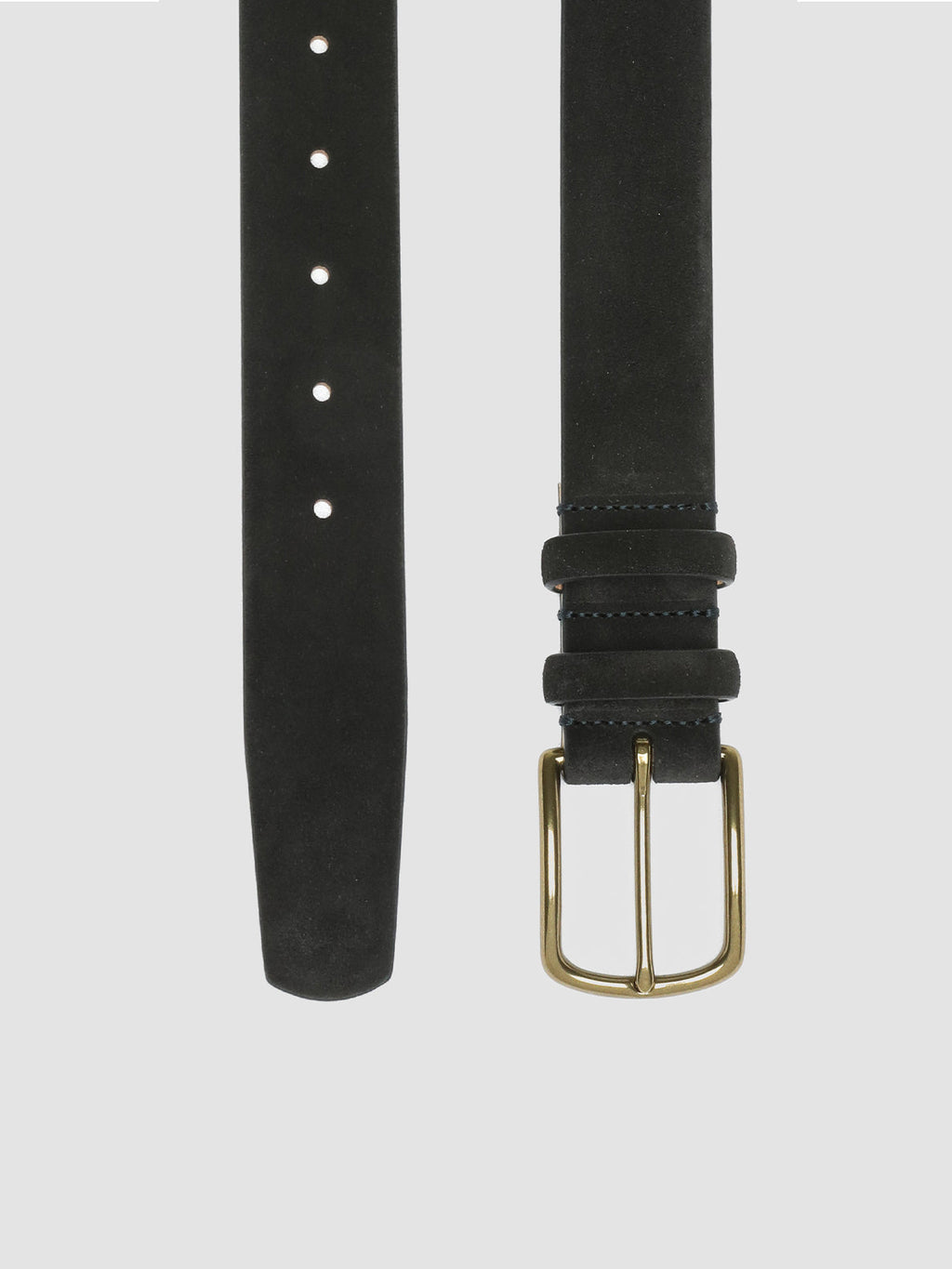OC STRIP 33 - blauer Wildledergürtel - image 2,side view