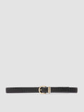 OC STRIP 46 - Schwarzer Ledergürtel - thumb image 1,side view