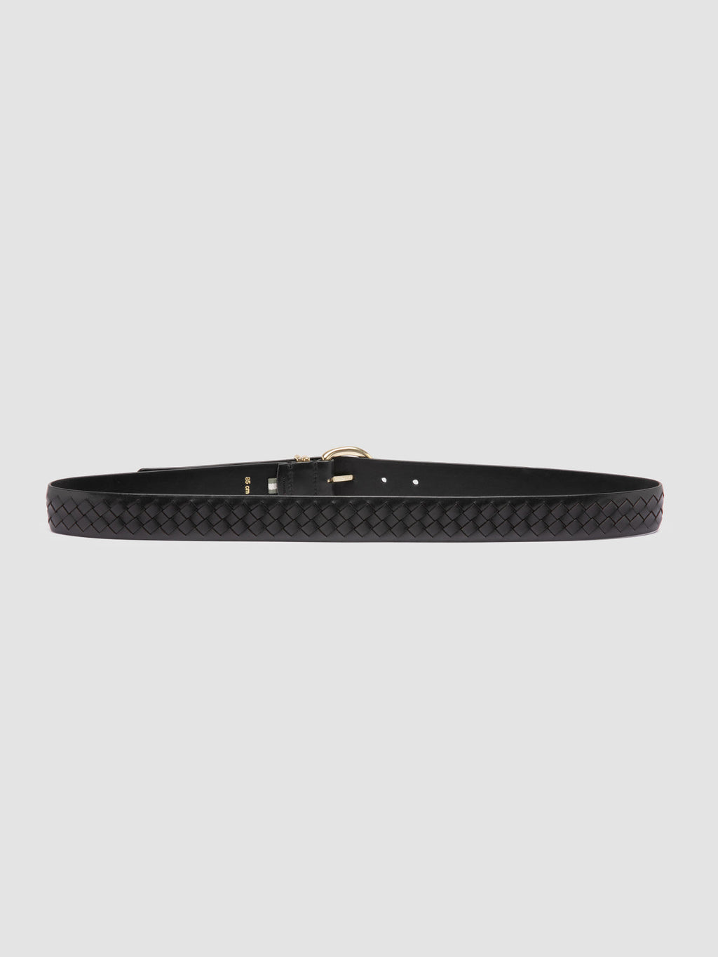OC STRIP 46 - Schwarzer Ledergürtel - image 3,side view