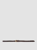 OC STRIP 064 - Brown Woven Leather Belt - thumb image 1,side view