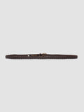 OC STRIP 064 - Brown Woven Leather Belt - thumb image 3,side view