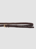 OC STRIP 064 - Brown Woven Leather Belt - thumb image 4,side view