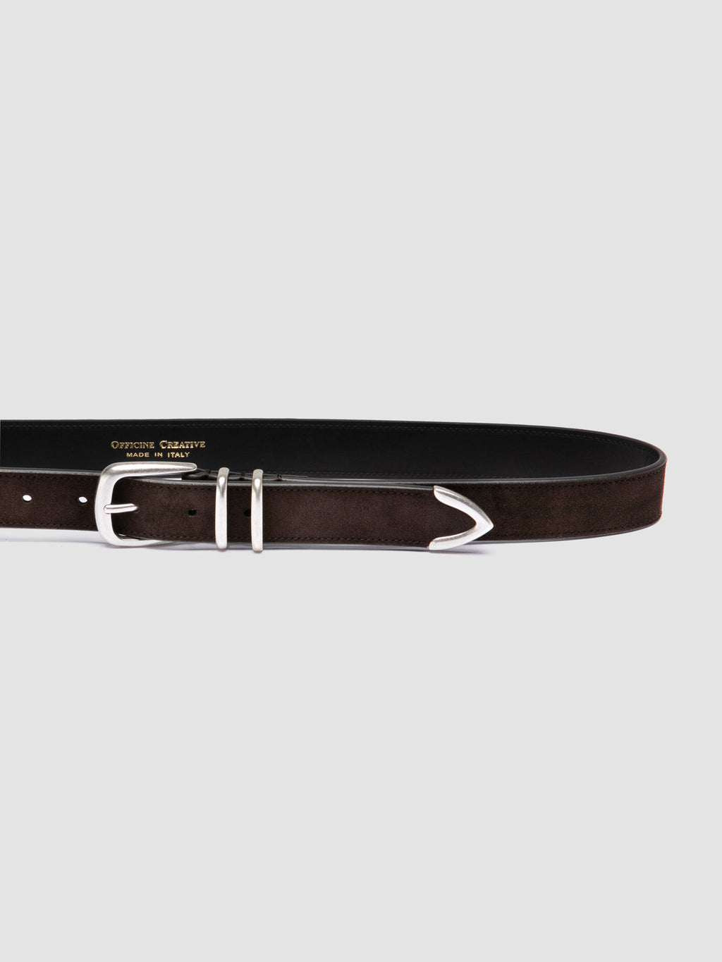 OC STRIP 074 - Brauner Wildledergürtel - image 4,side view