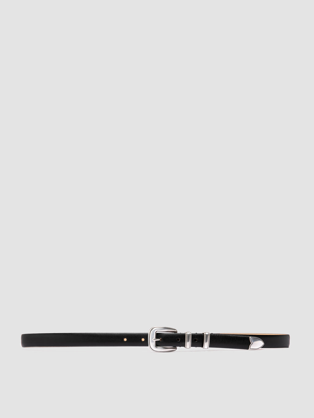OC STRIP 091 - Schwarzer Ledergürtel - image 1,side view