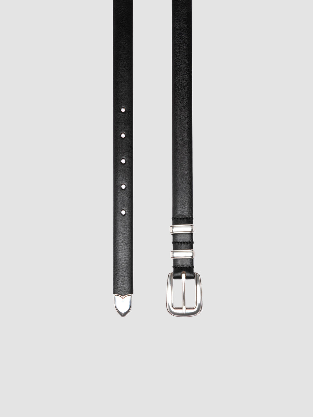 OC STRIP 091 - Schwarzer Ledergürtel - image 2,side view
