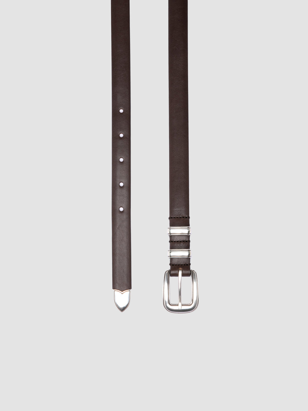 OC STRIP 091 - Brown Leather Belt - image 2,side view