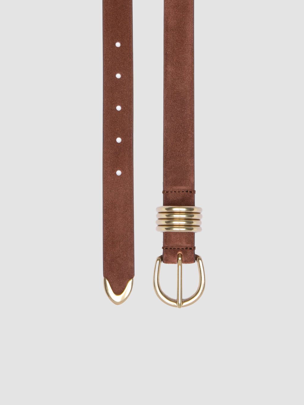 OC STRIP 098 - Brown Suede Belt Officine Creative - 2