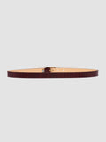 OC STRIP 099 - Burgunderroter Ledergürtel - thumb image 3,side view