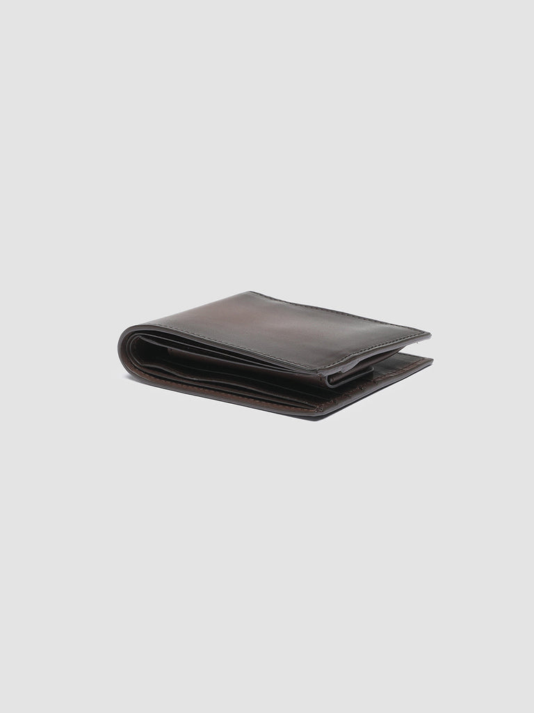 BOUDIN 02 - Brown Leather Bifold Wallet