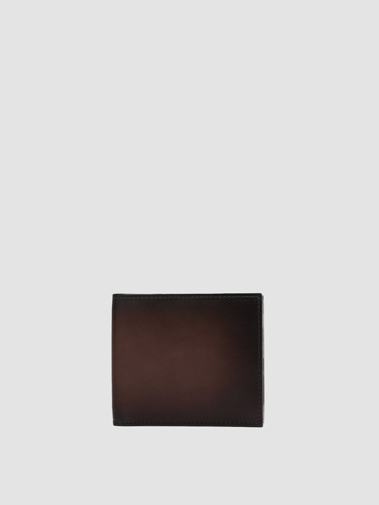 BOUDIN 23 - Brown Leather Bifold Wallet