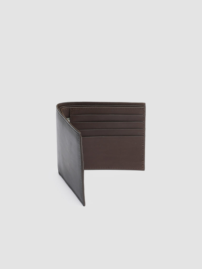 BOUDIN 23 - Brown Leather Bifold Wallet