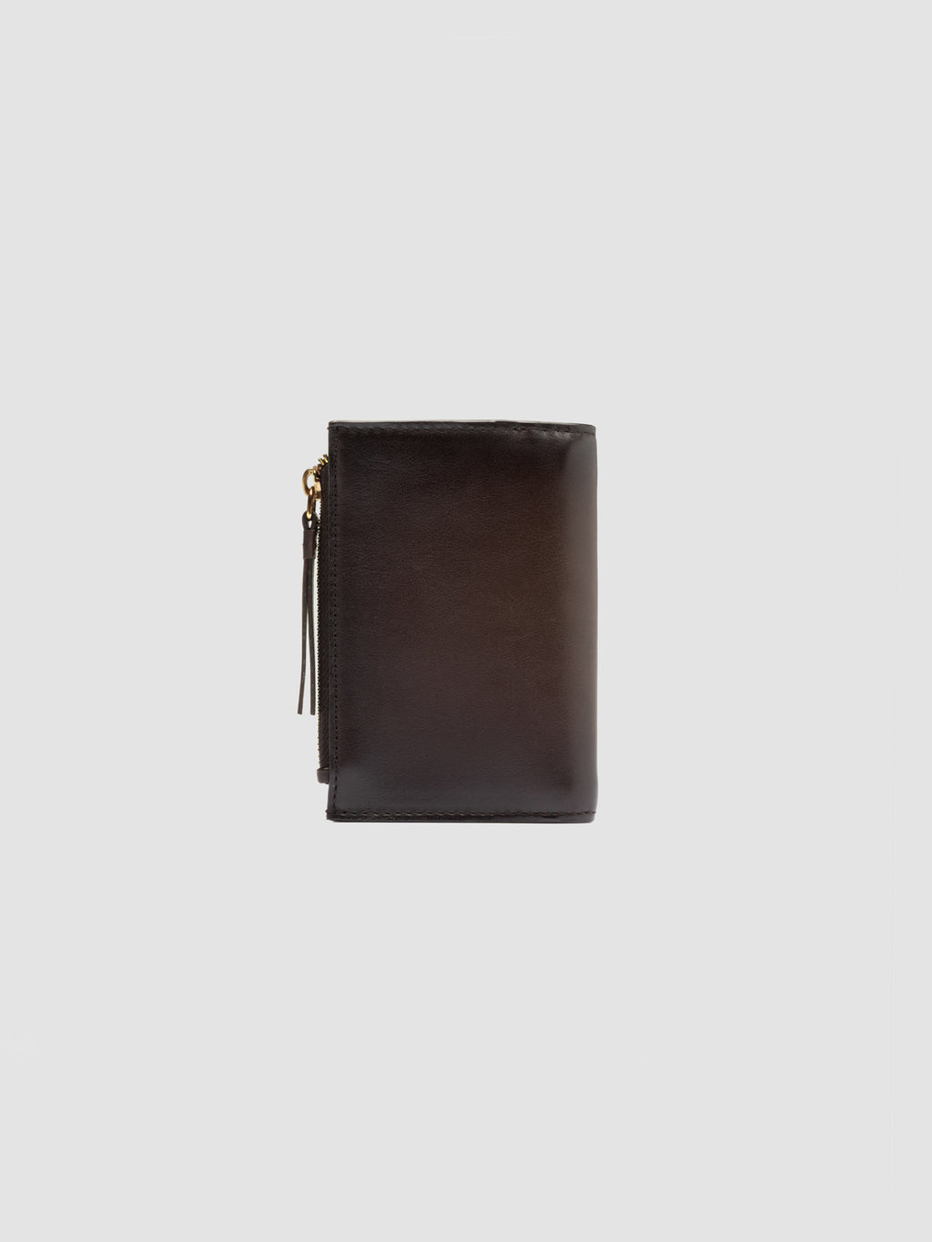 BOUDIN 028 - Brown Leather Wallet - image 2,side view