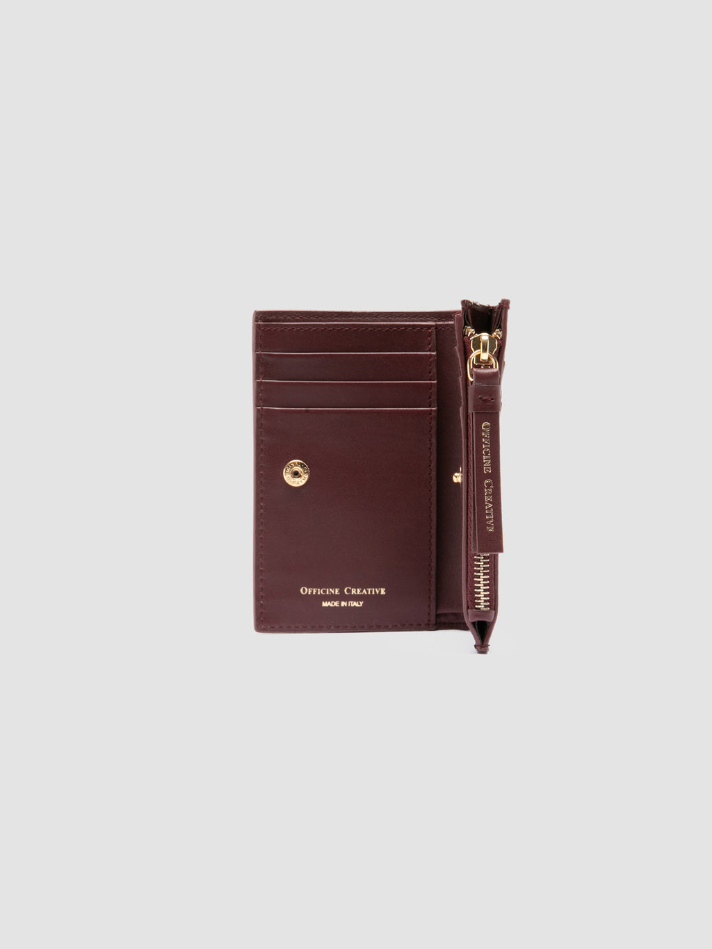 JULIET 204 - Burgundy Leather Wallet Officine Creative - 4