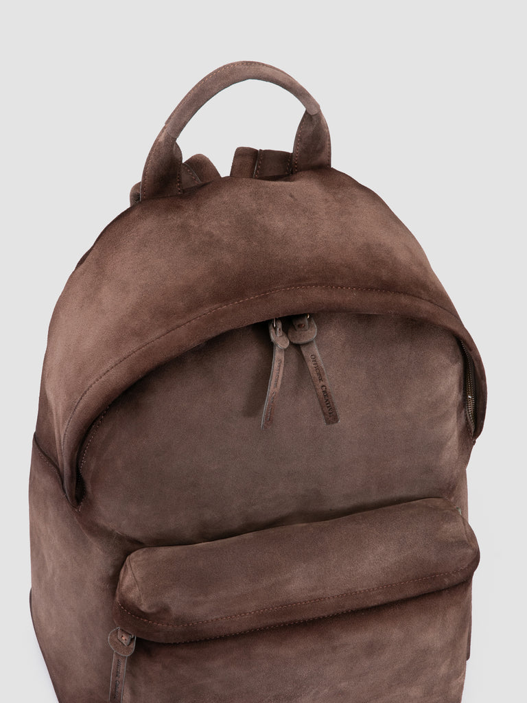 OC PACK 001 - Brown Suede Backpack