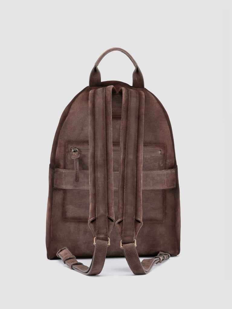 OC PACK 001 - Brown Suede Backpack