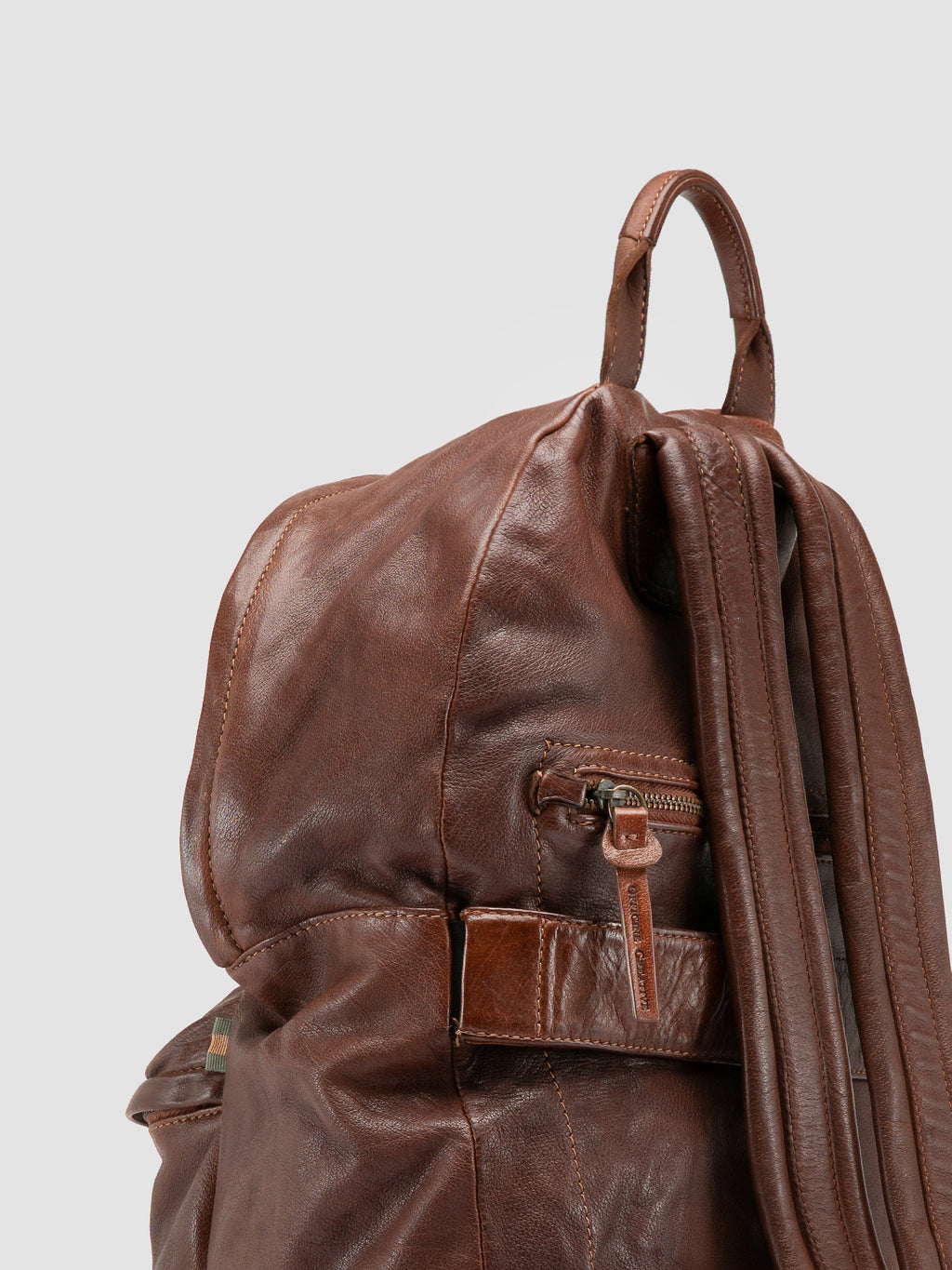 OC PACK 004 - brauner Lederrucksack