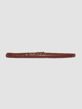 OC STRIP 064 - Brown Woven Leather Belt Officine Creative - 3