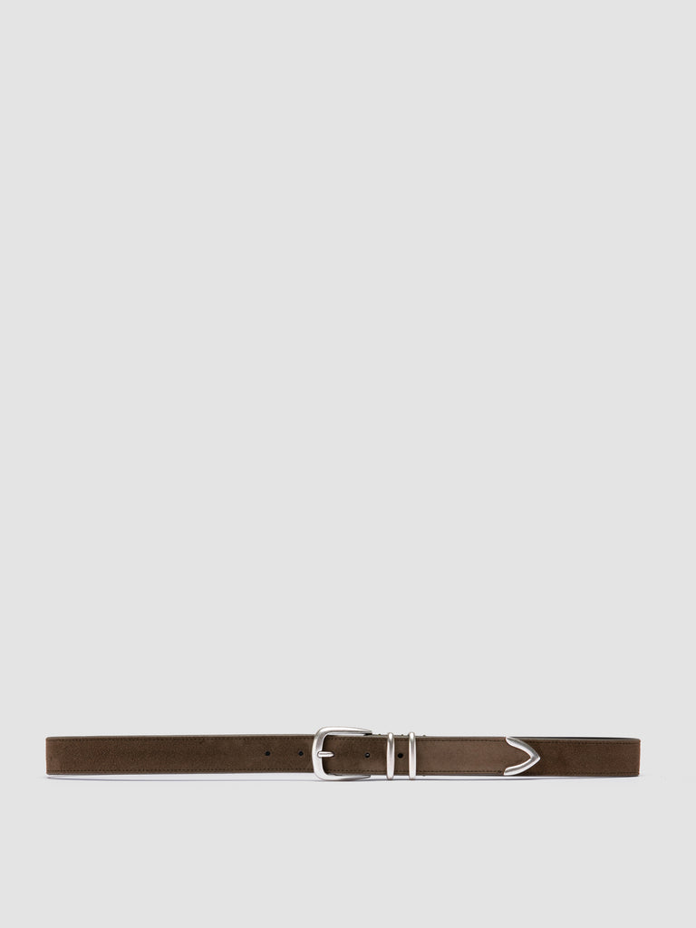 OC STRIP 074 - Green Suede Belt