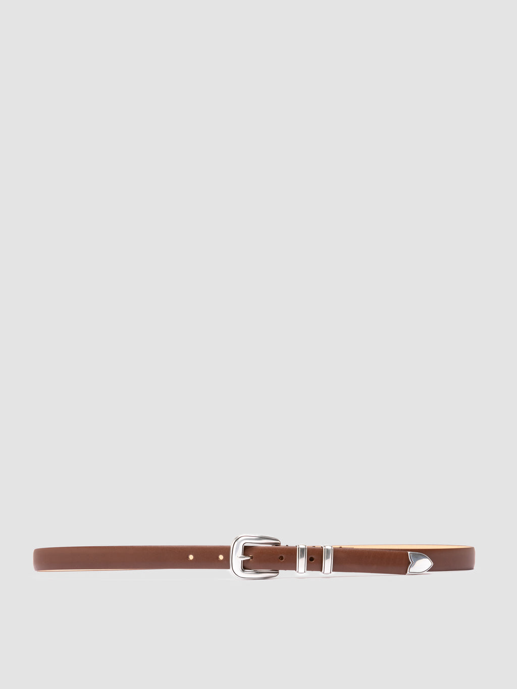 OC STRIP 091 - Brown Leather Belt Officine Creative - 1