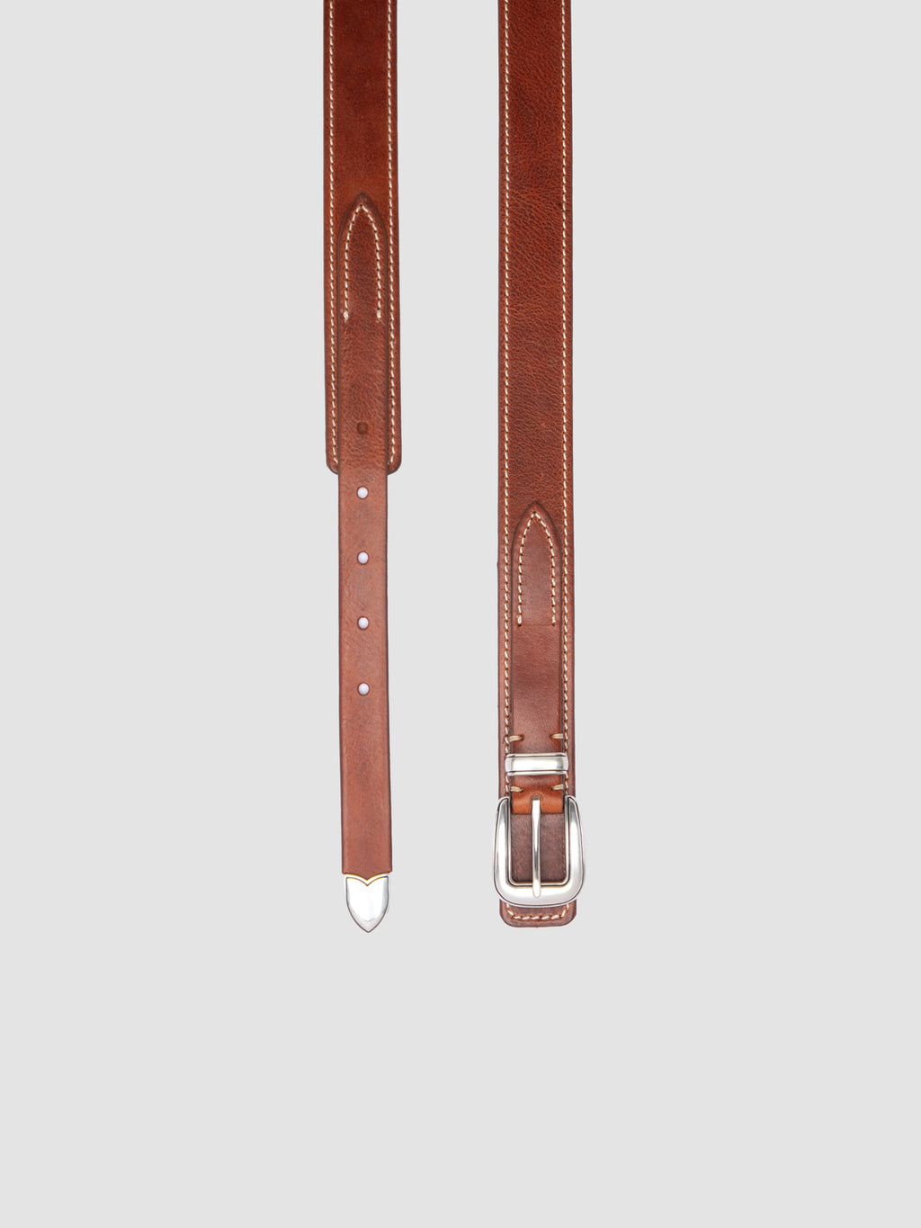 OC STRIP 097 - Brown Leather Belt Officine Creative - 2