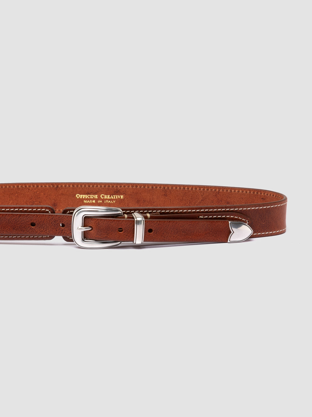OC STRIP 097 - Brown Leather Belt Officine Creative - 4