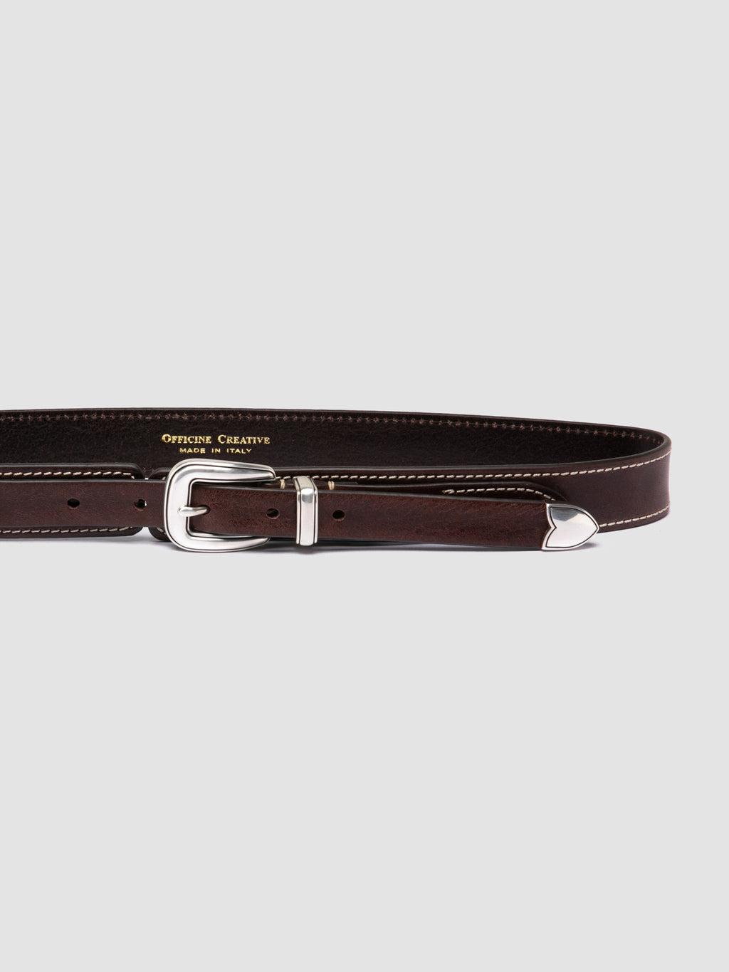 OC STRIP 097 - Brown Leather Belt Officine Creative - 4