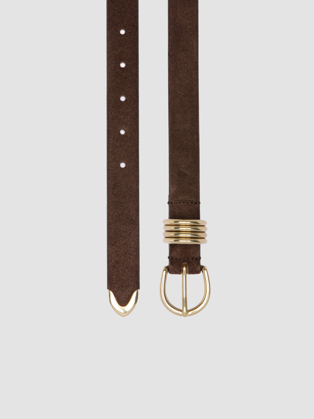 OC STRIP 098 - Brown Suede Belt Officine Creative - 2