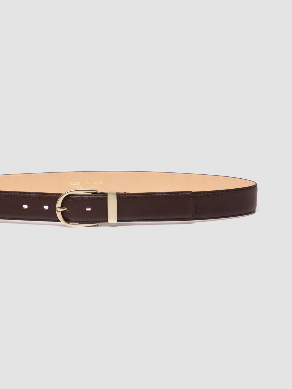OC STRIP 100 - Brown Leather Belt Officine Creative - 4