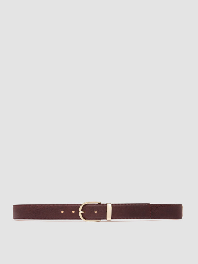 OC STRIP 100 - Burgundy Leather Belt