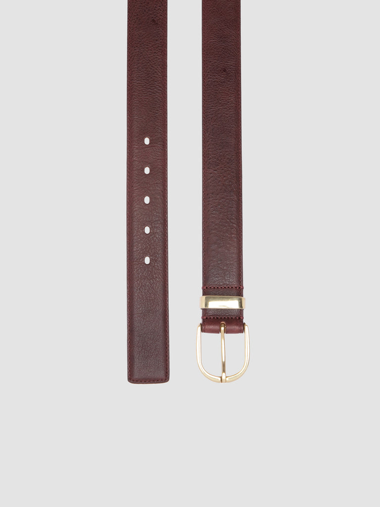 OC STRIP 100 - Burgundy Leather Belt