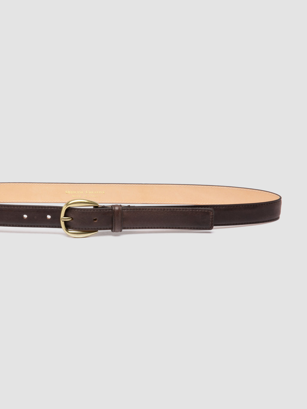 OC STRIP 102 - Brown Leather Belt Officine Creative - 4