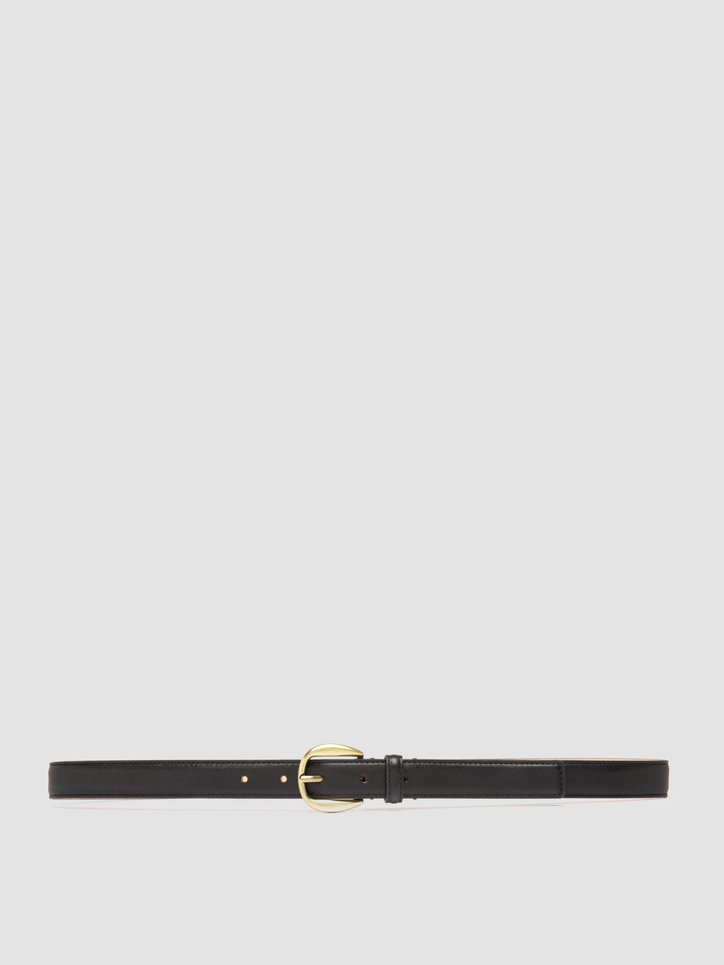OC STRIP 102 - Black Leather Belt Officine Creative - 1