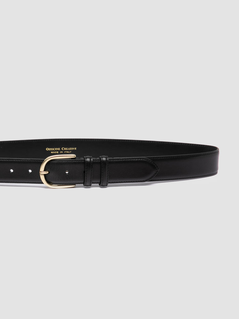 OC STRIP 105 - Black Leather Belt Officine Creative - 4