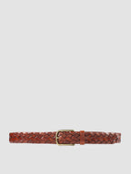 OC STRIP 21 - Tan Woven Leather Belt Officine Creative - 1