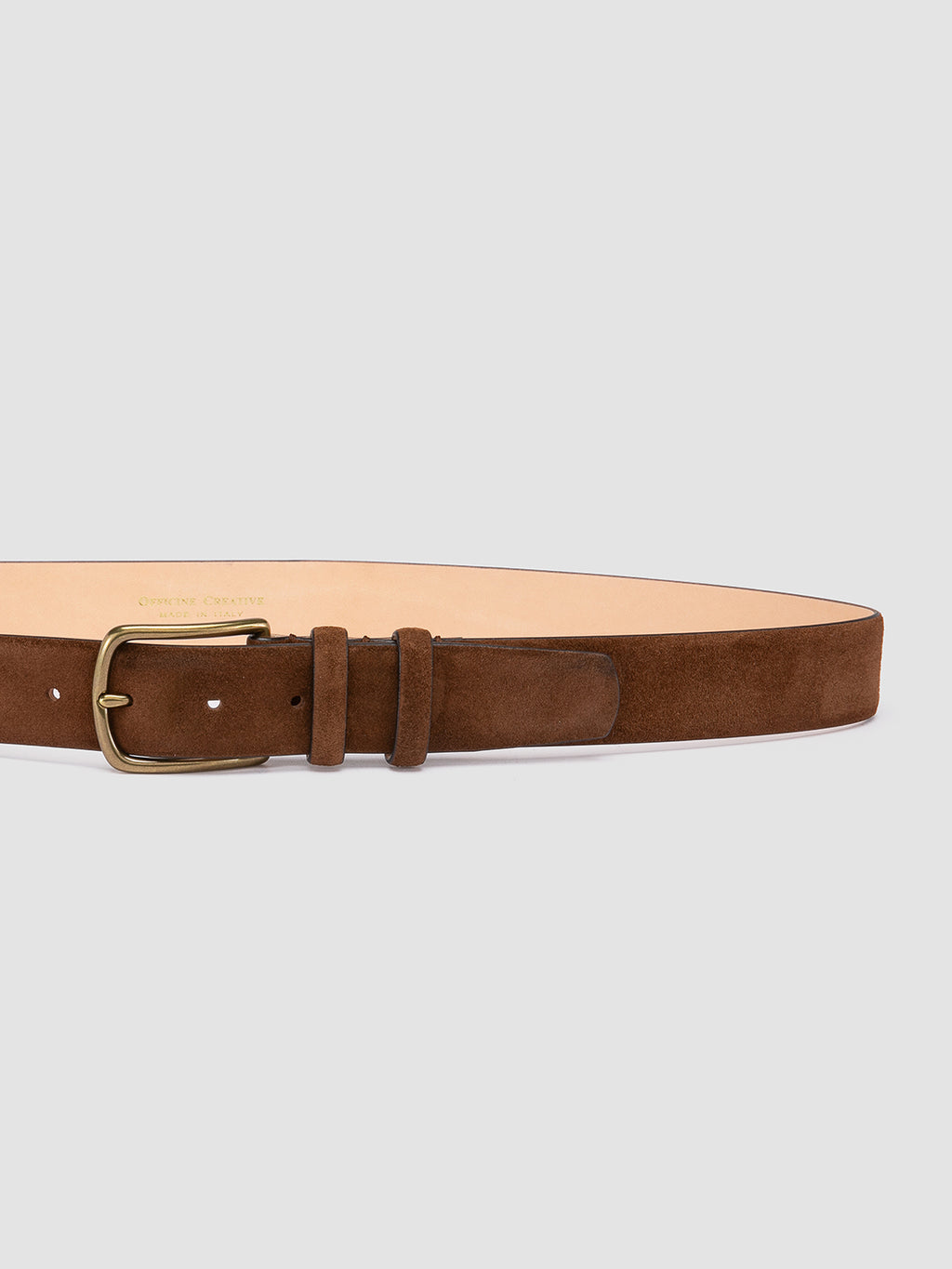 OC STRIP 33 - Brown Suede belt Officine Creative - 4