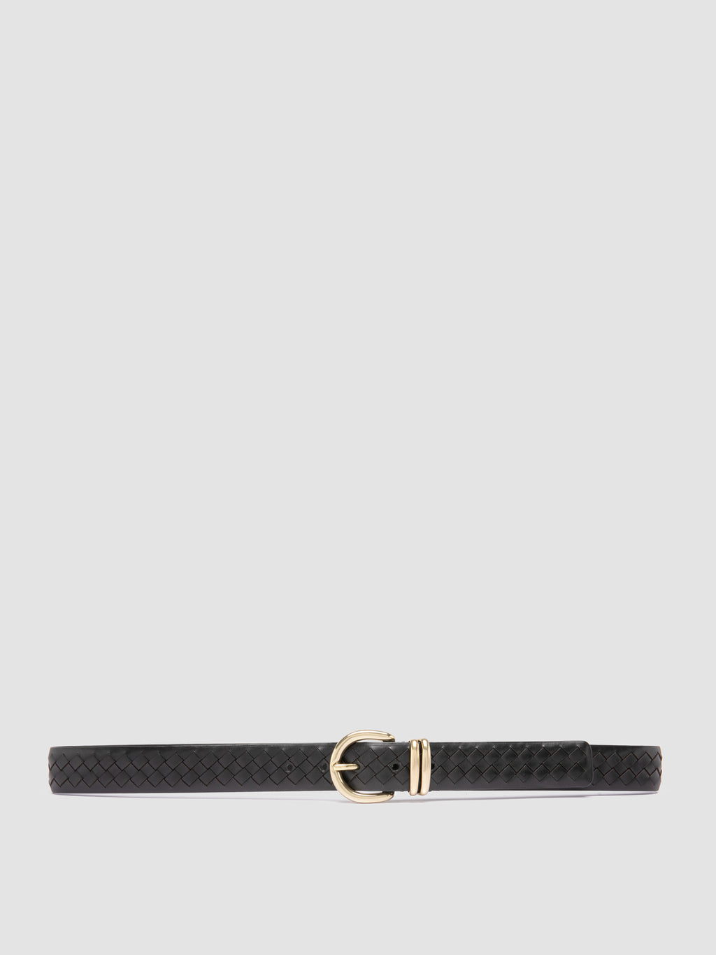 OC STRIP 46 - Black Leather Belt Officine Creative - 1