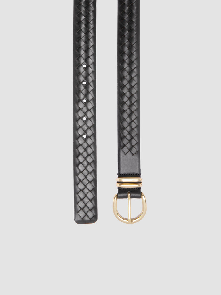 OC STRIP 46 - Black Leather Belt