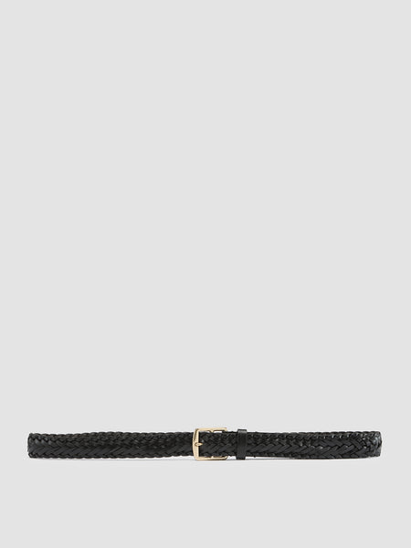 Men's Black Leather Belt: OC STRIP 054 – Officine Creative