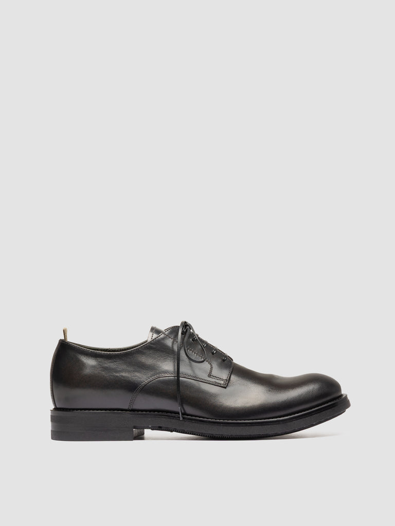 ACADEMIA 001 - Grey Leather Derby Shoes