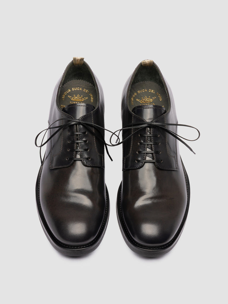 ACADEMIA 001 - Grey Leather Derby Shoes