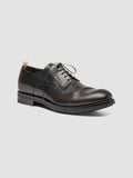 ACADEMIA 001 - Grey Leather Derby Shoes - thumb image 3,side view