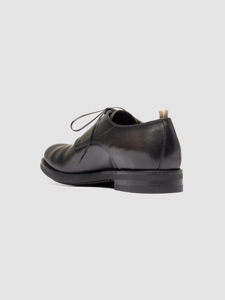 ACADEMIA 001 - Grey Leather Derby Shoes