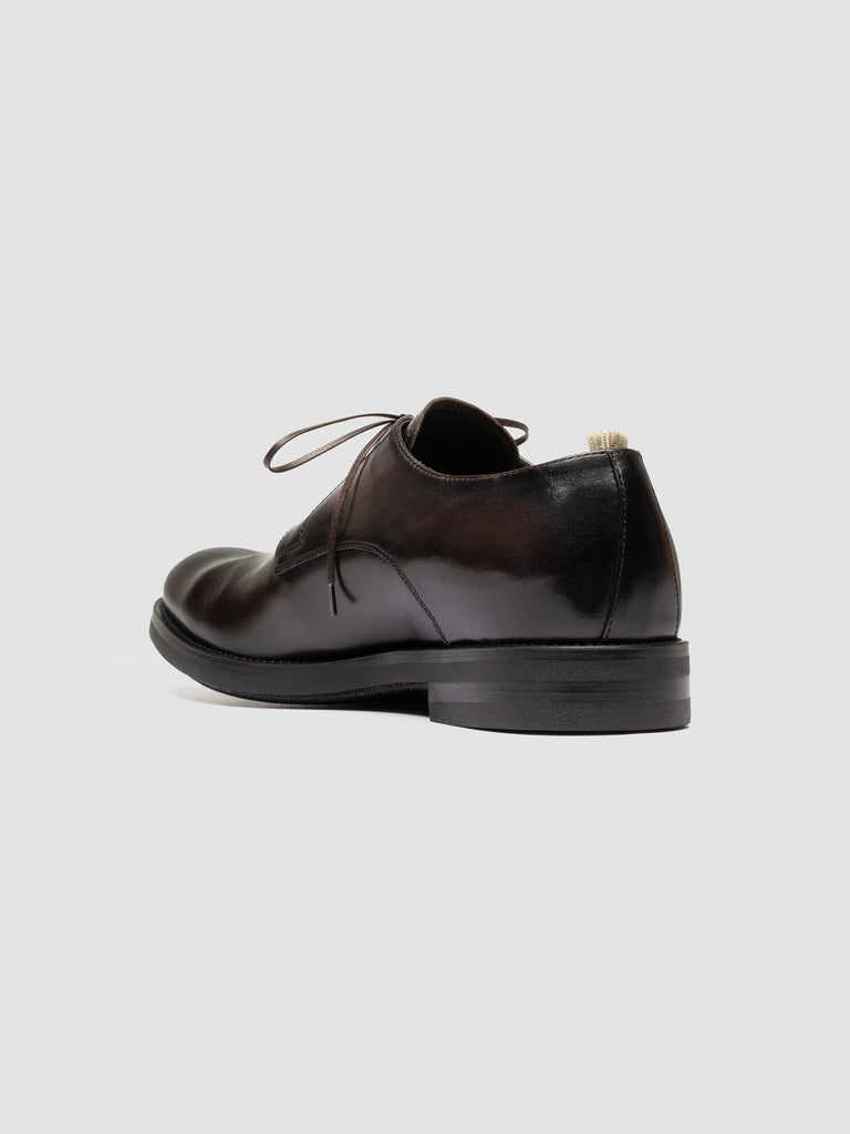 ACADEMIA 001 - Brown Leather Derby Shoes