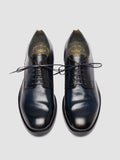 ACADEMIA 001 - Blue Leather Derby Shoes - thumb image 2,side view