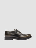 ACADEMIA 001 - Black Leather Derby Shoes - thumb image 1,side view